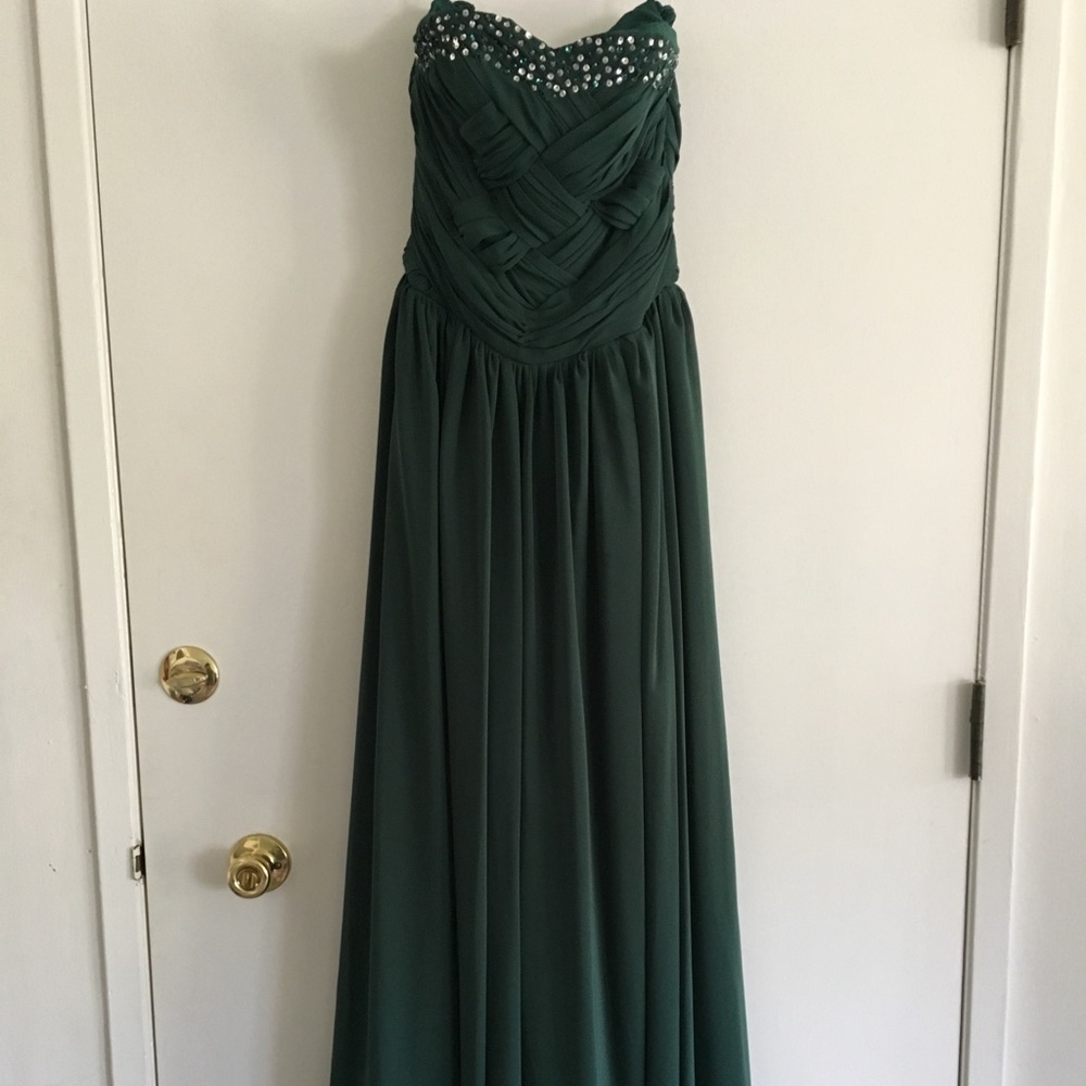 Olive Green Gown
